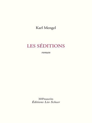 cover image of Les séditions